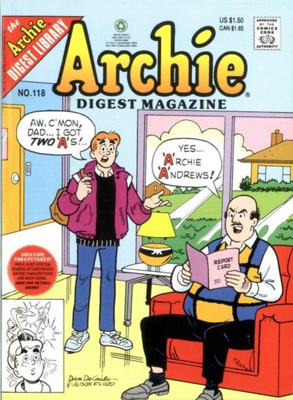 Archie Comics Digest #118 cover