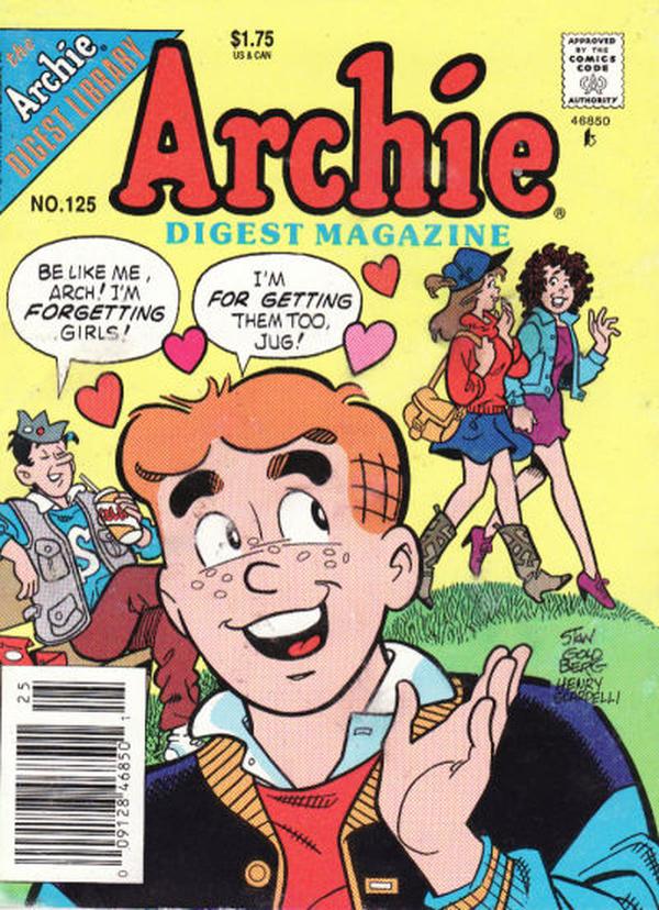 Archie Comics Digest #125 cover