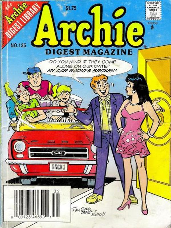 Archie Comics Digest #135 cover