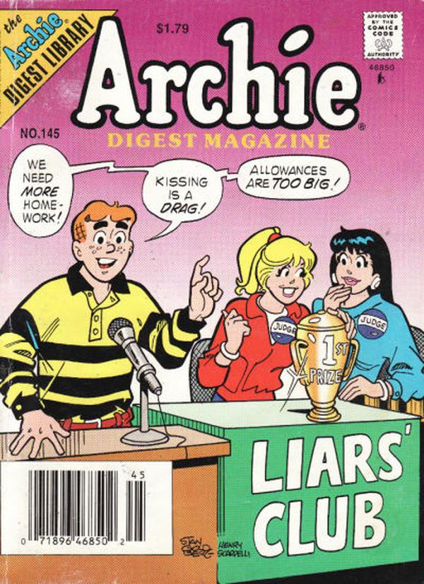 Archie Comics Digest #145 cover