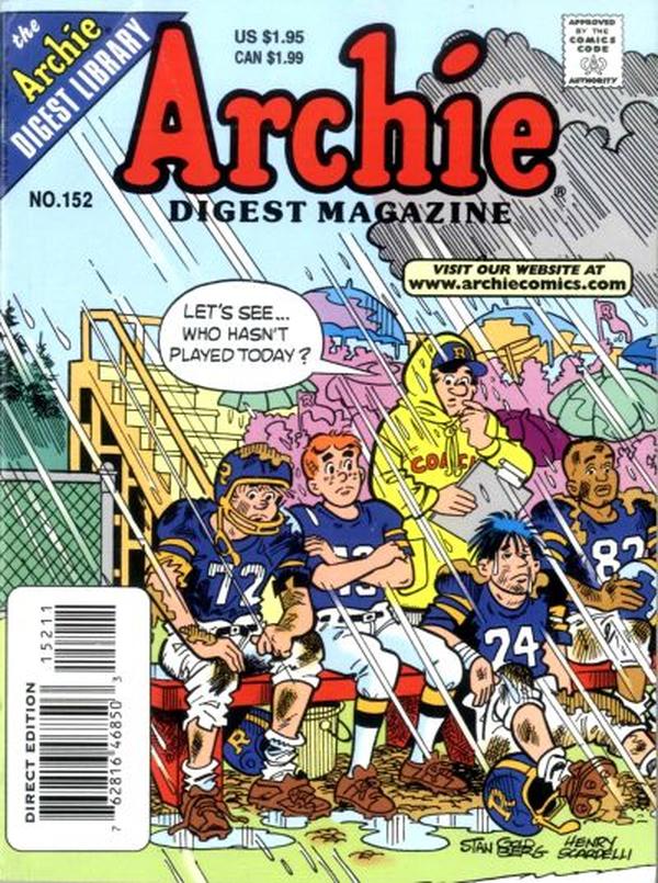 Archie Comics Digest #152 cover