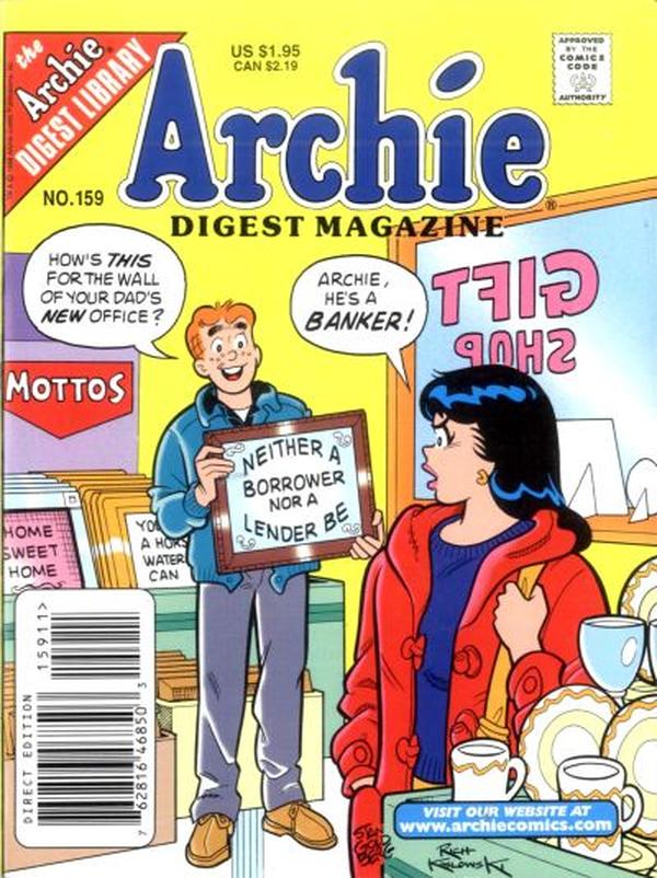 Archie Comics Digest #159 cover