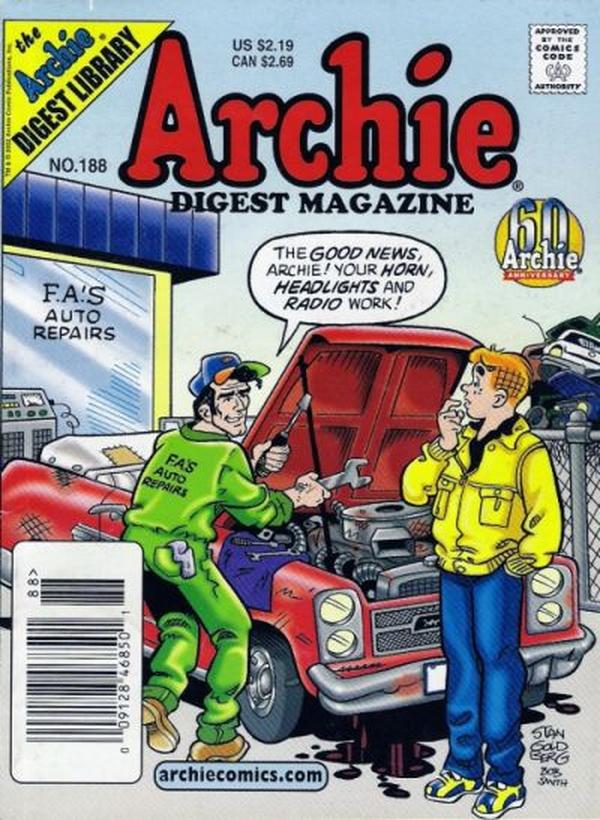 Archie Comics Digest #188 cover