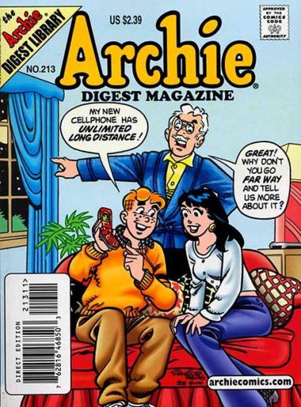 Archie Comics Digest #213 cover