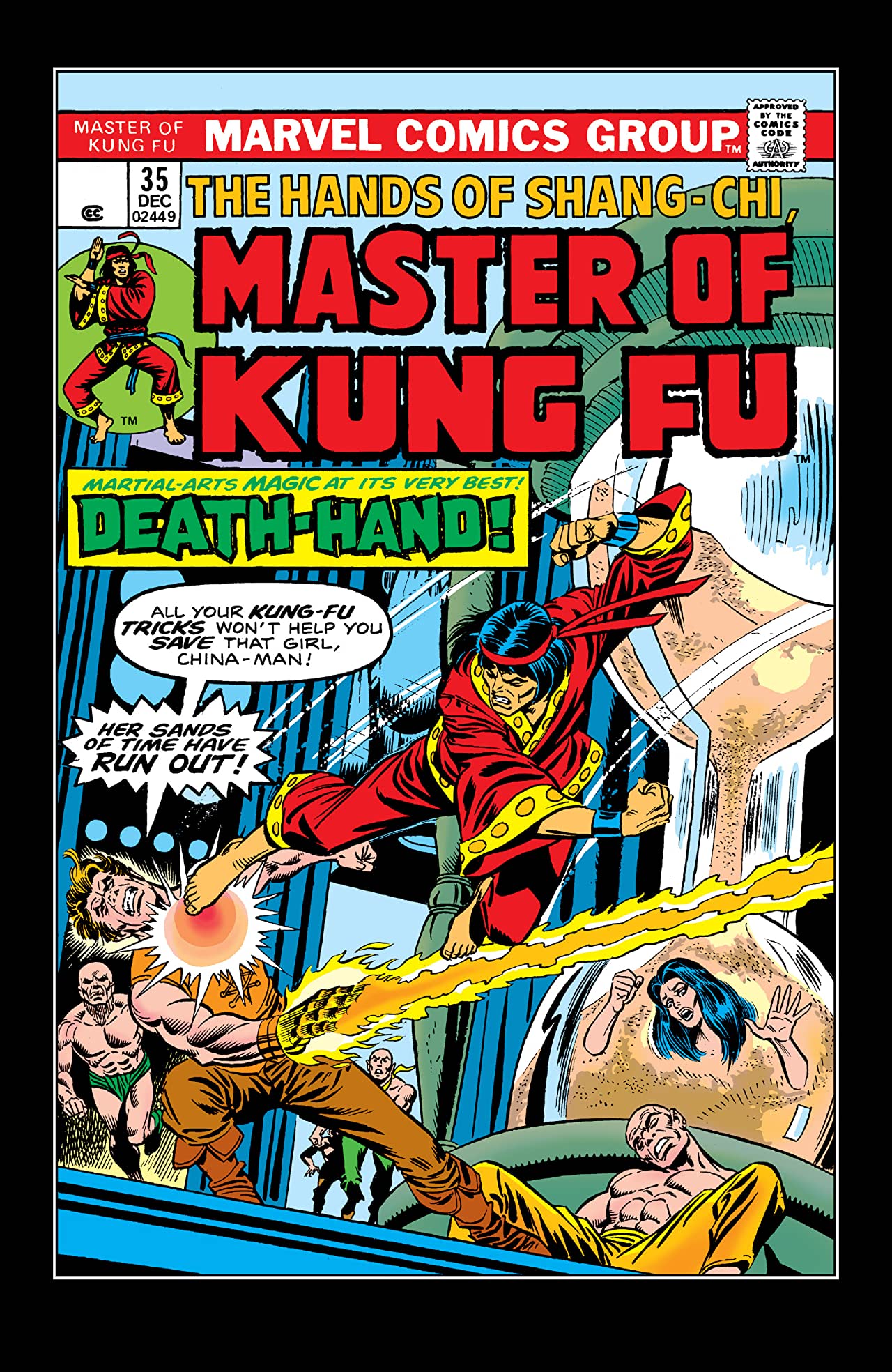 Master of Kung Fu #35 cover