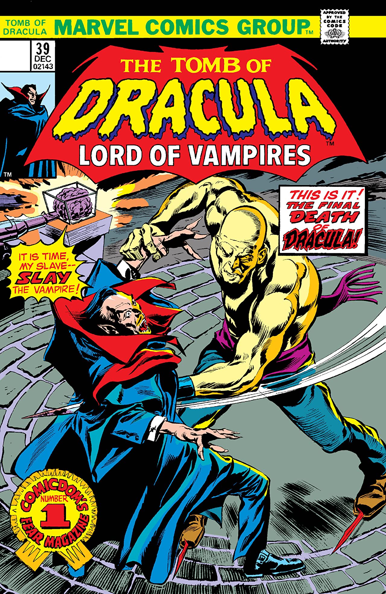 Tomb of Dracula #39 cover