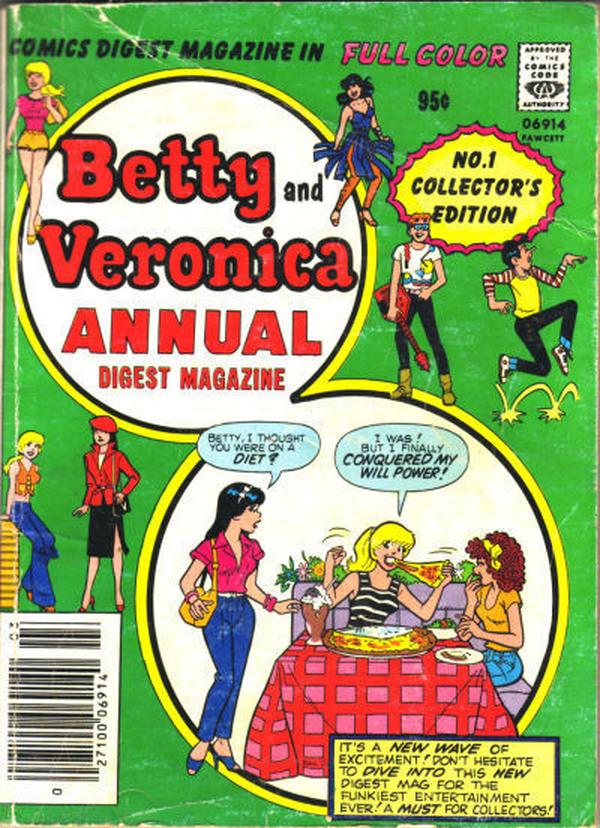 Betty and Veronica Annual Comics Digest Magazine