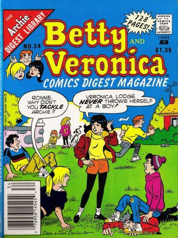 Betty and Veronica Comics Digest Magazine #34