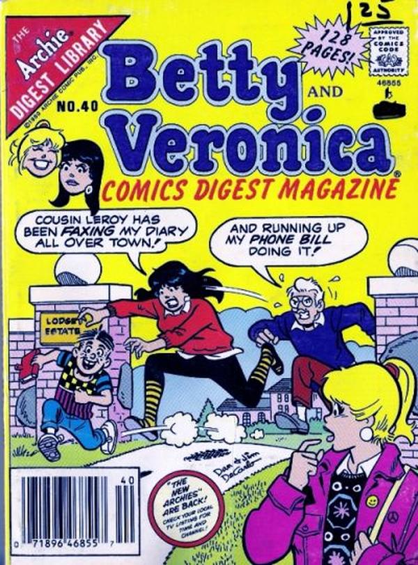 Betty and Veronica Comics Digest Magazine #40