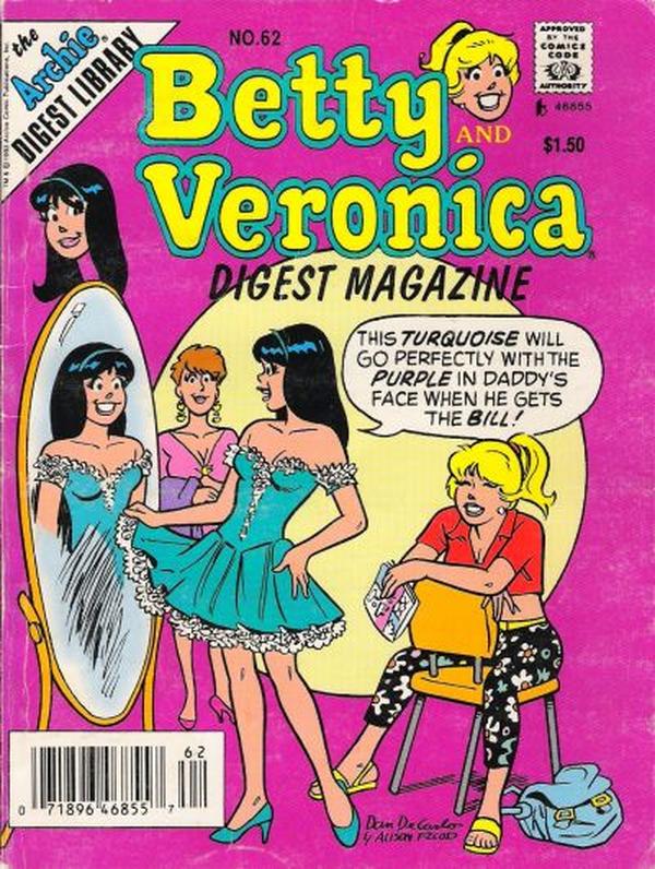 Betty and Veronica Comics Digest Magazine #62