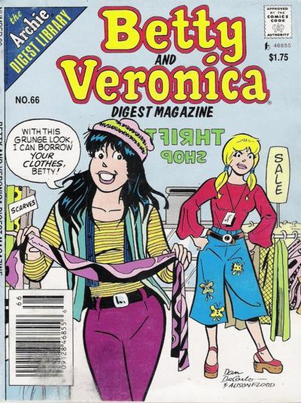 Betty and Veronica Comics Digest Magazine #66 cover