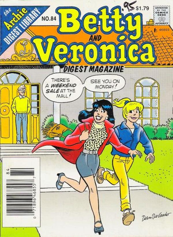 Betty and Veronica Comics Digest Magazine #84