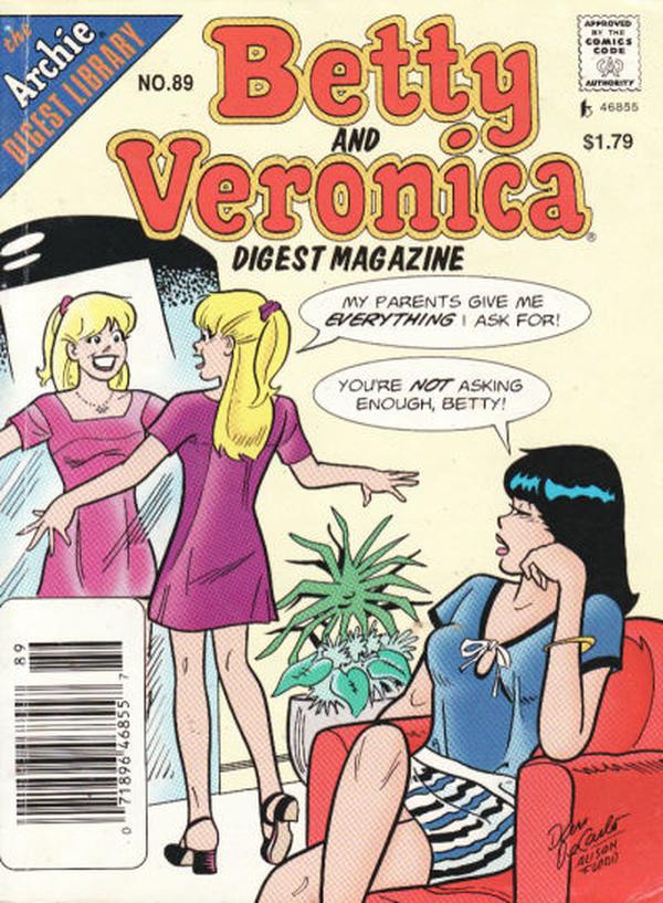 Betty and Veronica Comics Digest Magazine #89