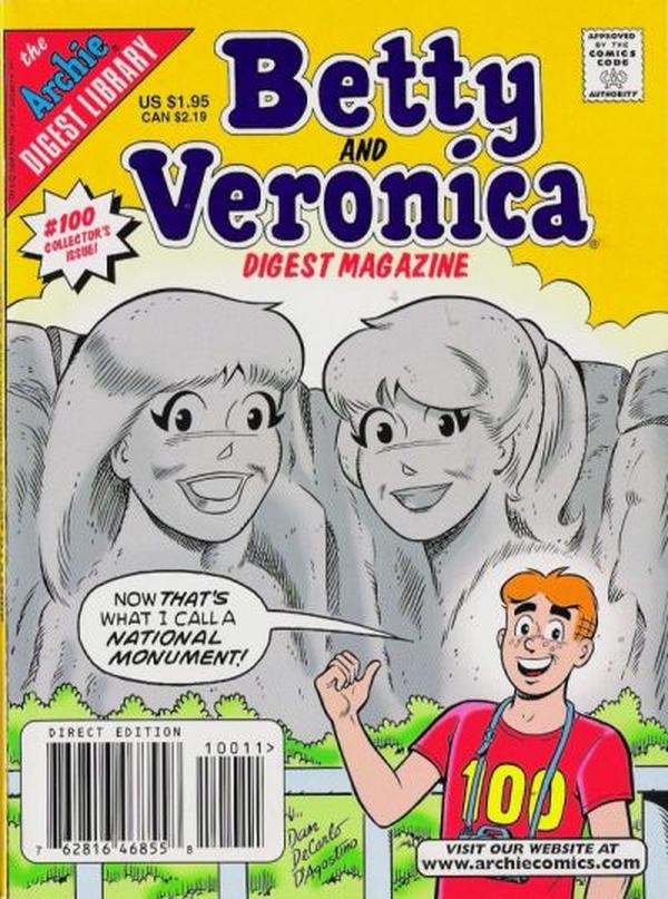 Betty and Veronica Comics Digest Magazine #100 cover