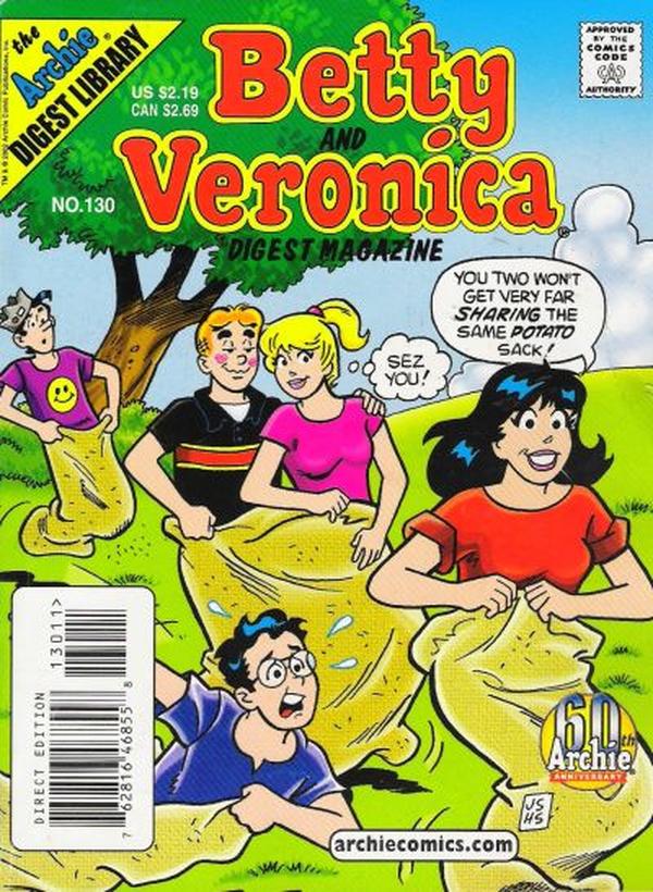 Betty and Veronica Comics Digest Magazine #130