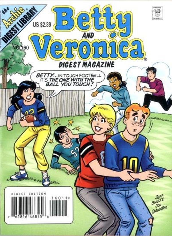 Betty and Veronica Comics Digest Magazine #160