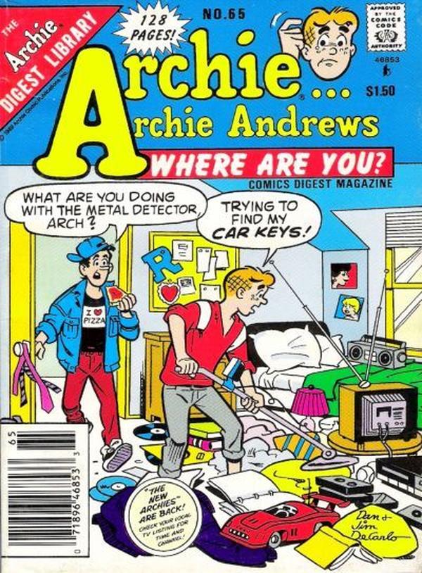 Archie... Archie Andrews, Where Are You? Comics Digest Magazine #65