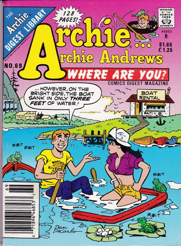 Archie... Archie Andrews, Where Are You? Comics Digest Magazine #69