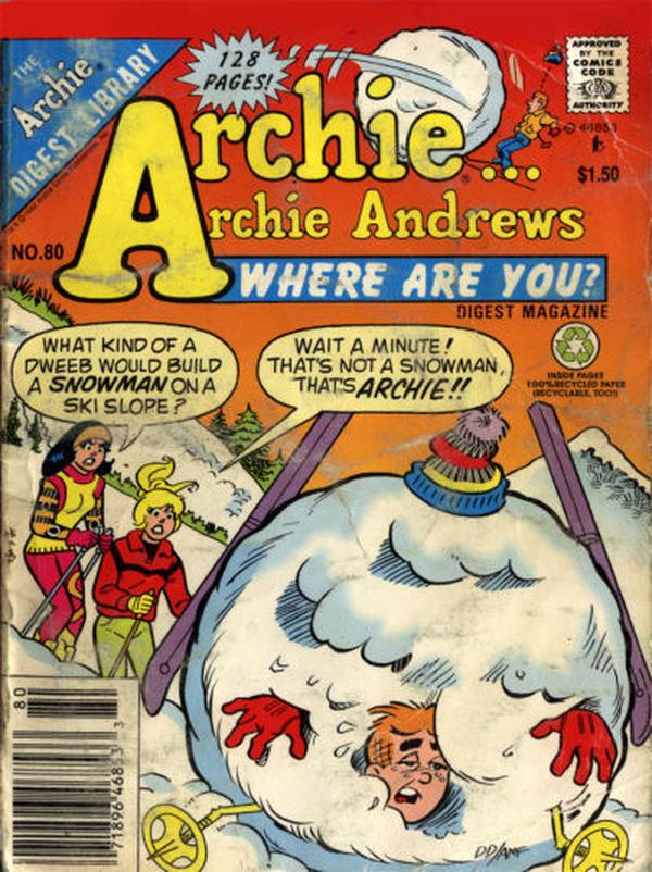 Archie... Archie Andrews, Where Are You? Comics Digest Magazine #80