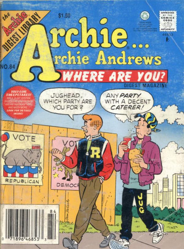 Archie... Archie Andrews, Where Are You? Comics Digest Magazine #84