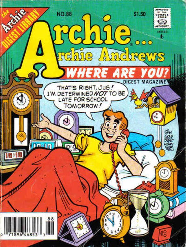 Archie... Archie Andrews, Where Are You? Comics Digest Magazine #88