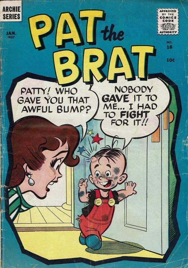Pat the Brat #18 cover