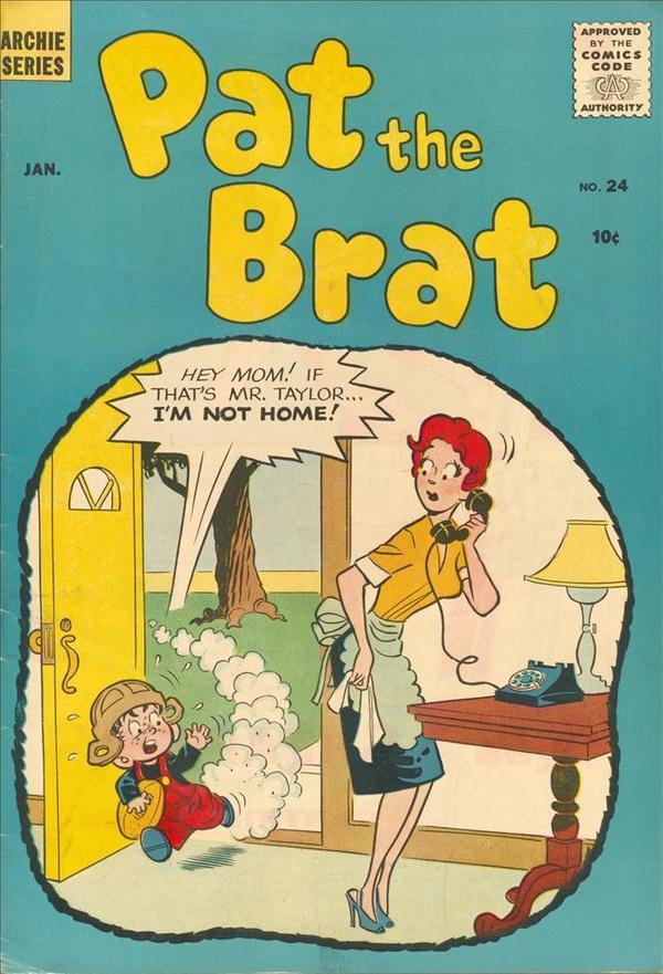 Pat the Brat #24 cover