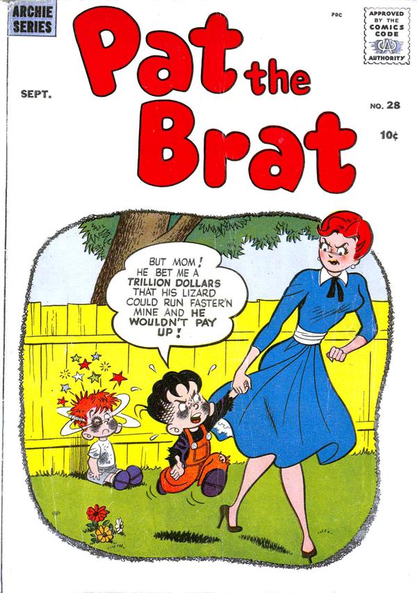 Pat the Brat #28 cover