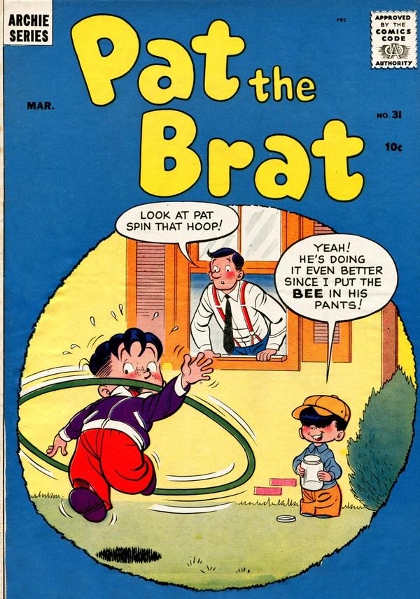 Pat the Brat #31 cover