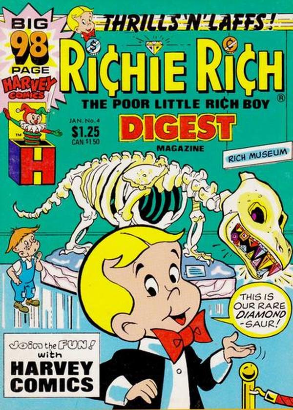 Richie Rich Digest Magazine #4 cover