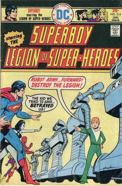 Superboy #214 cover