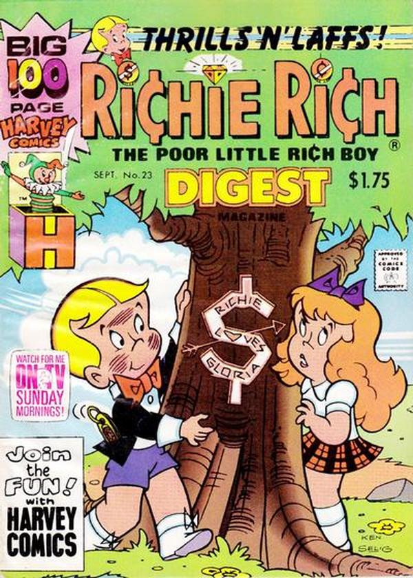 Richie Rich Digest Magazine #23 cover