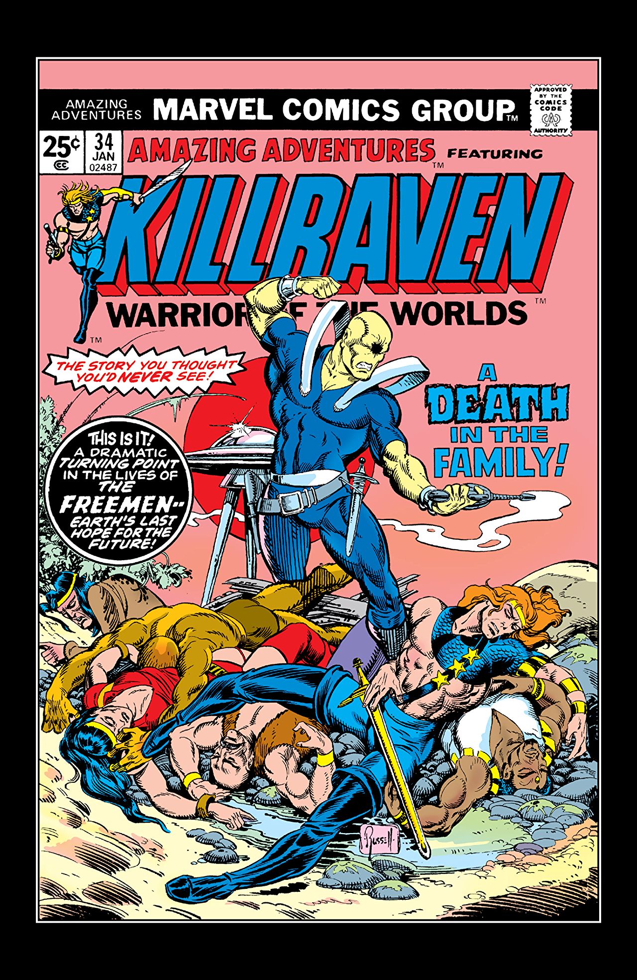 Amazing Adventures #34 cover