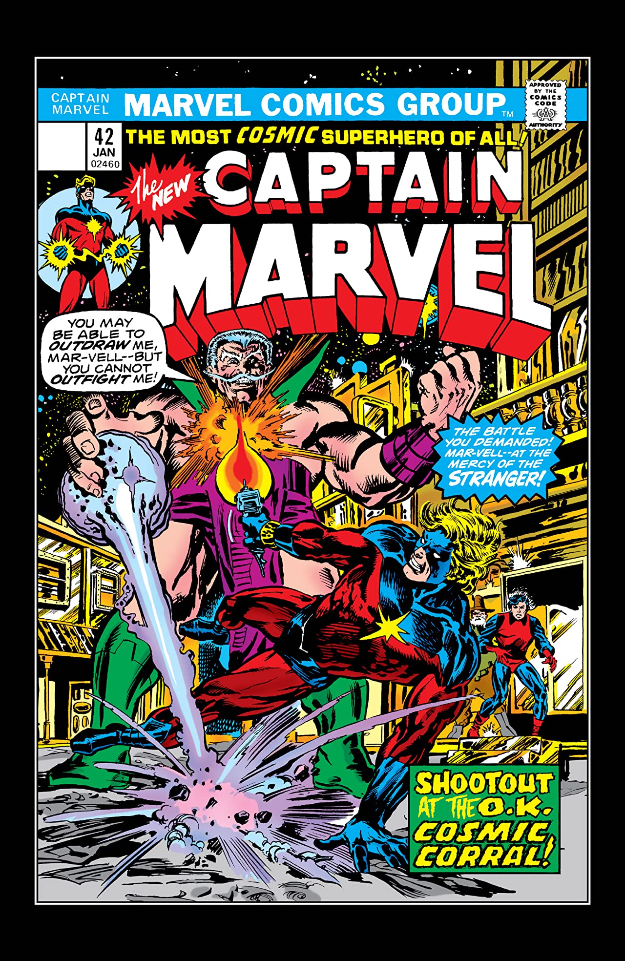Captain Marvel #42 cover