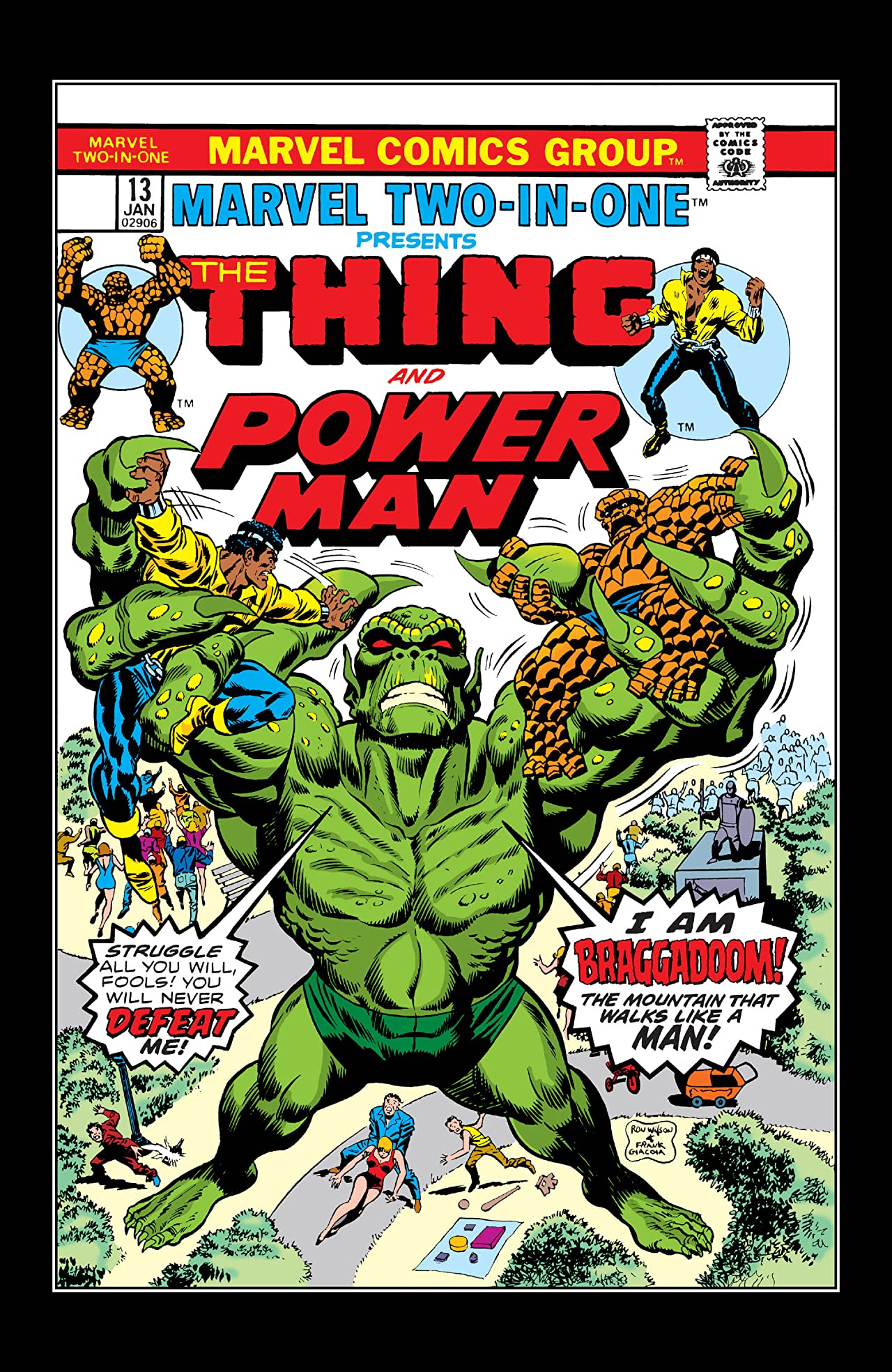 Marvel Two-in-One #13 cover