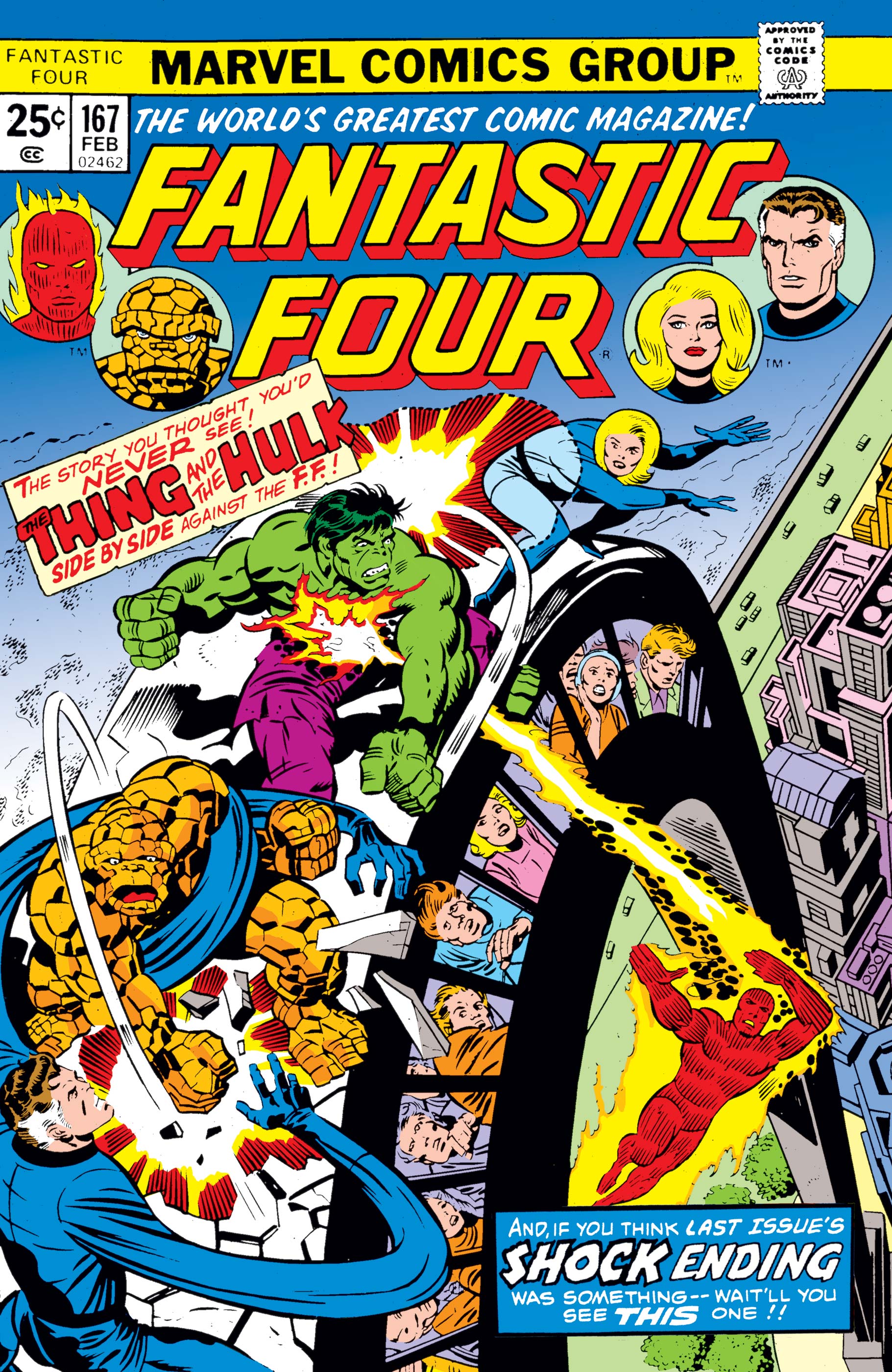 Fantastic Four #167 cover