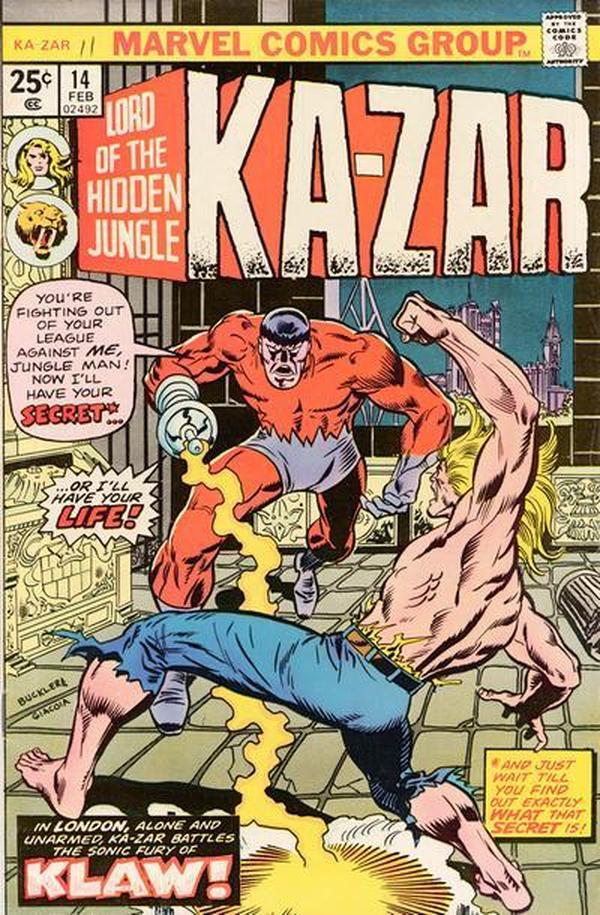 Ka-Zar #14 cover