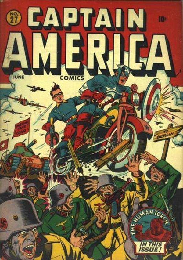 Captain America Comics #27 cover
