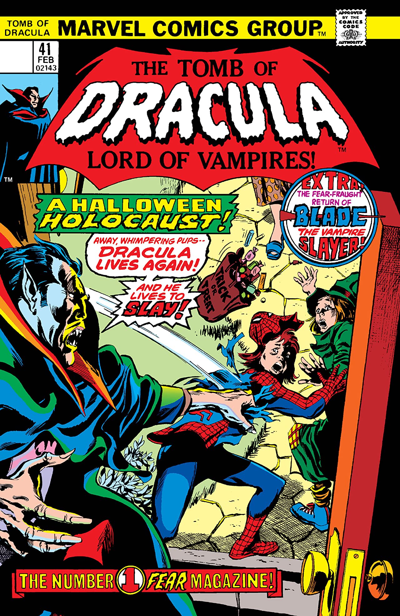 Tomb of Dracula #41 cover