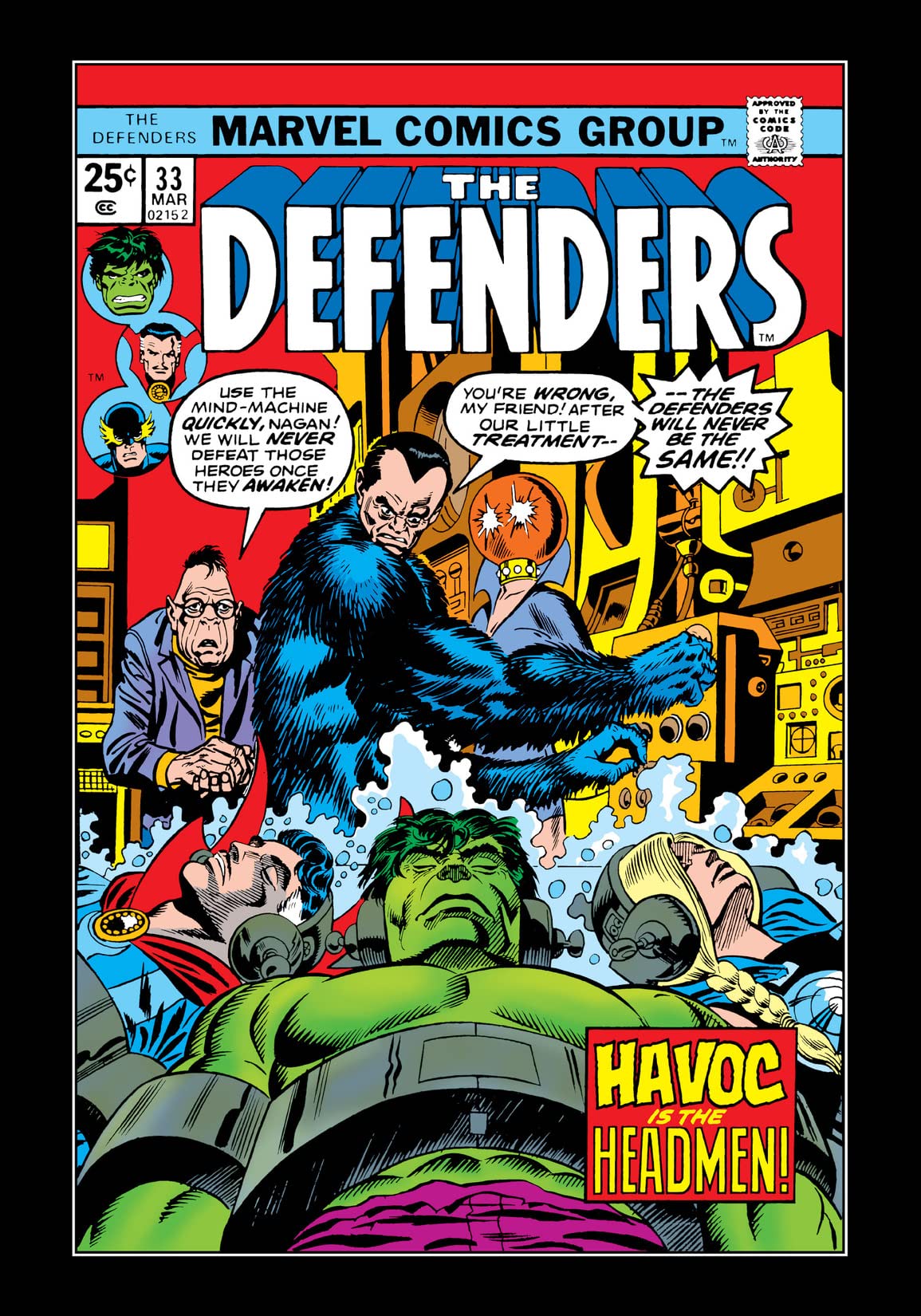 The Defenders #33 cover