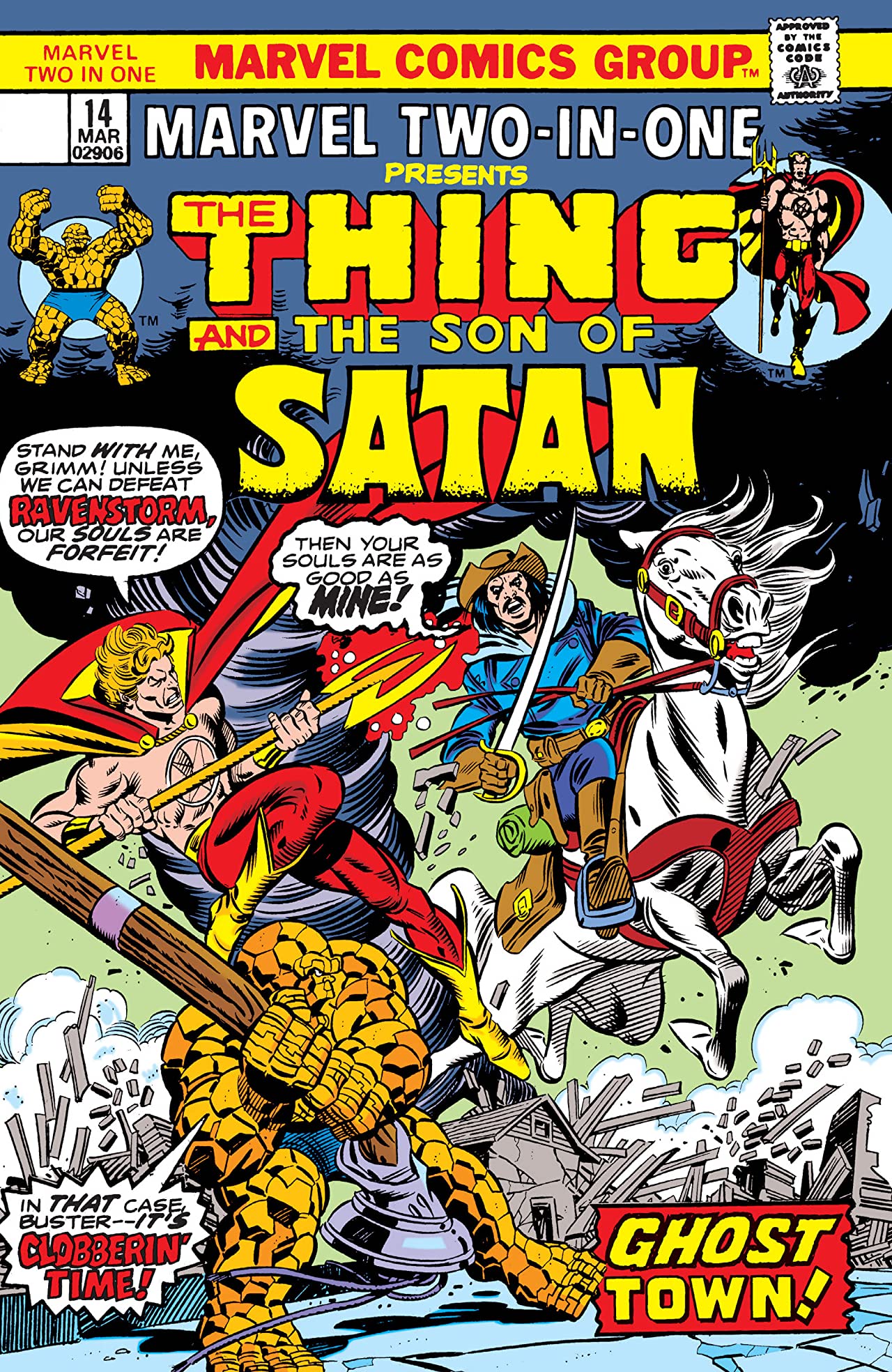 Marvel Two-in-One #14 cover