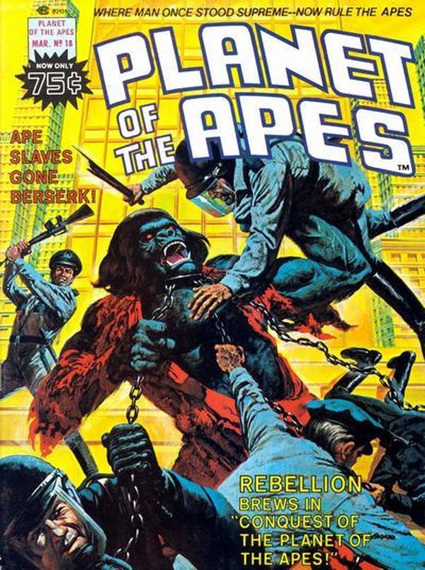 Planet of the Apes #18 cover