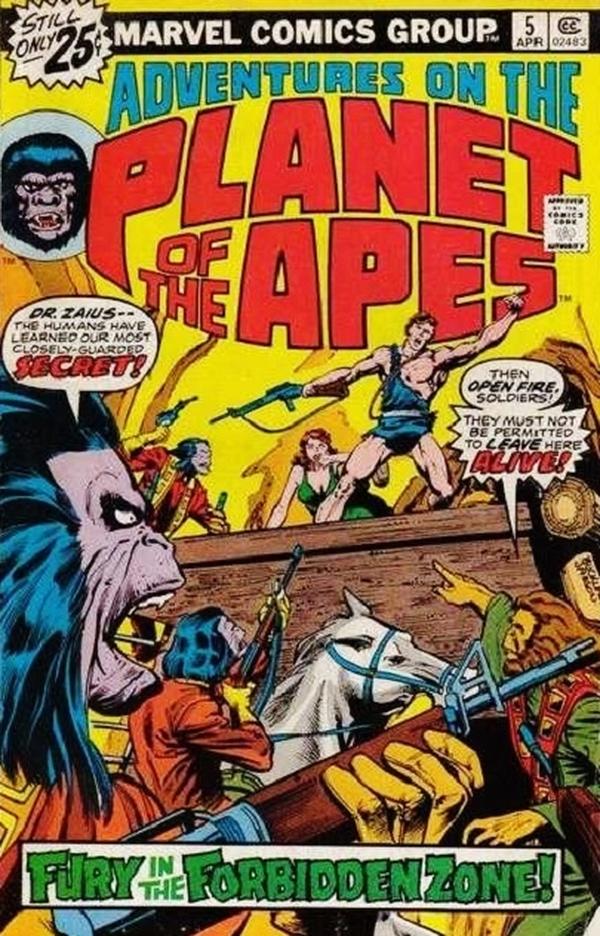 Adventures on the Planet of the Apes #5 cover