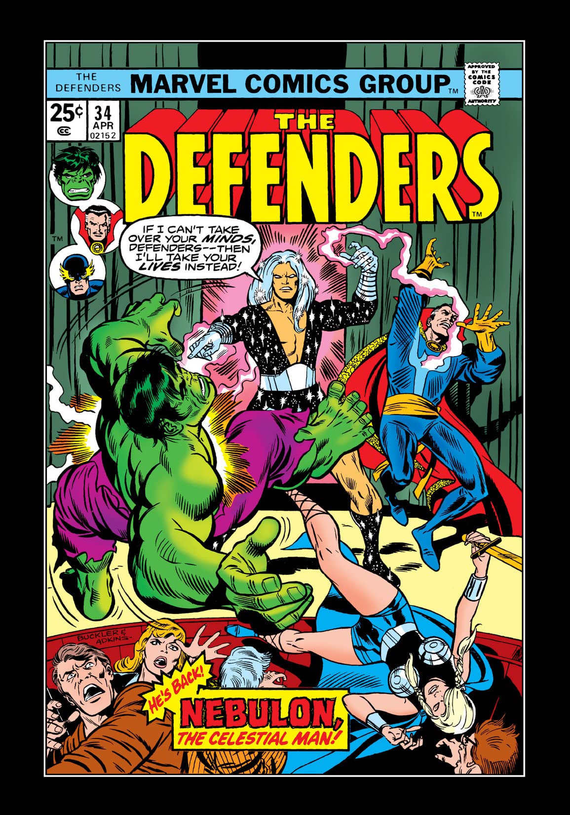 The Defenders #34 cover