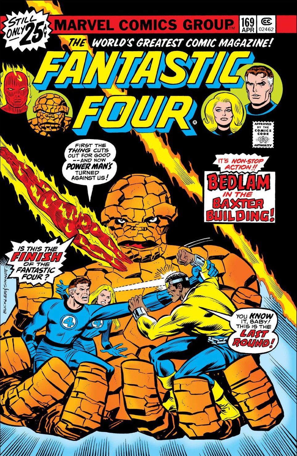 Fantastic Four #169 cover