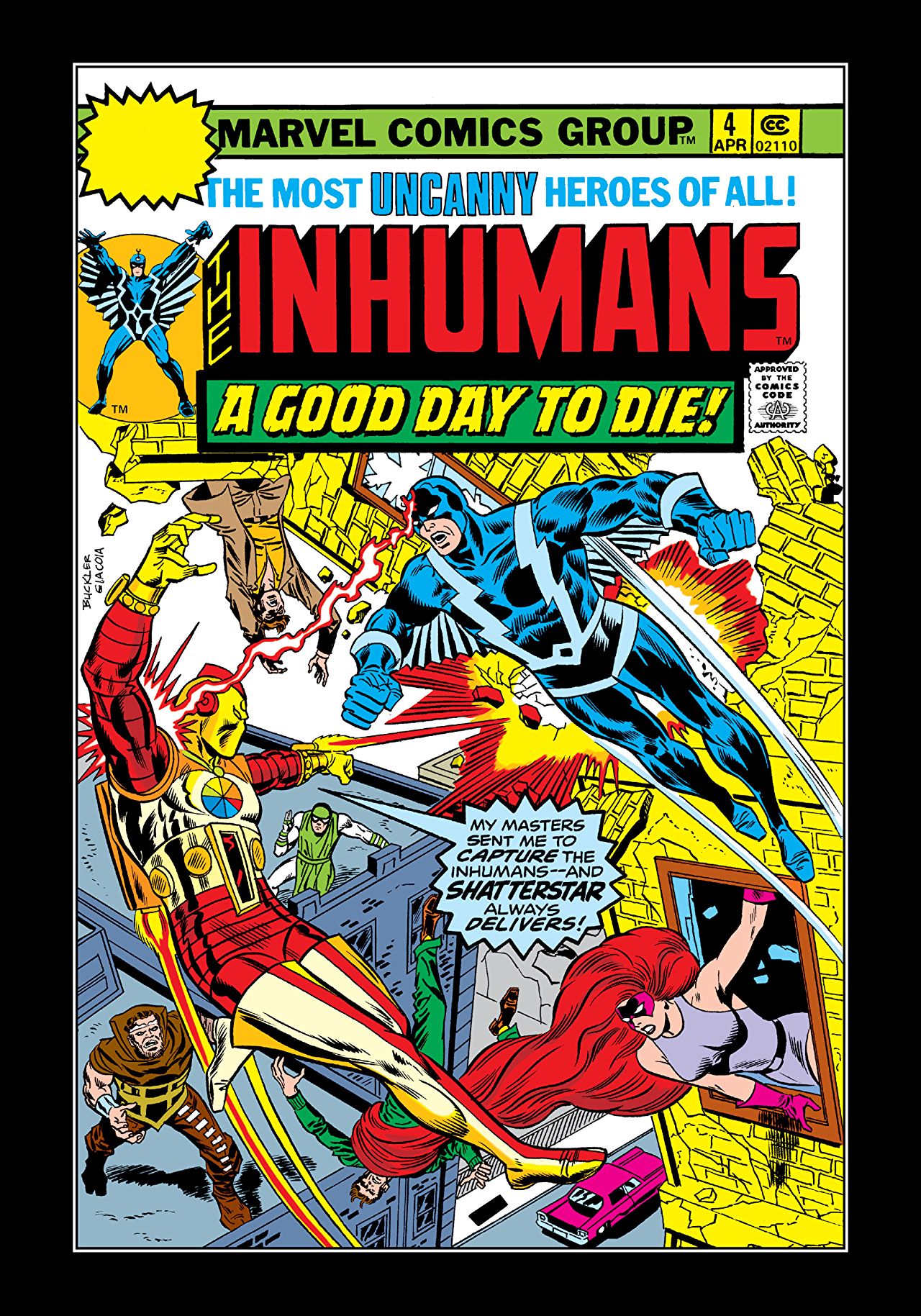The Inhumans #4 cover