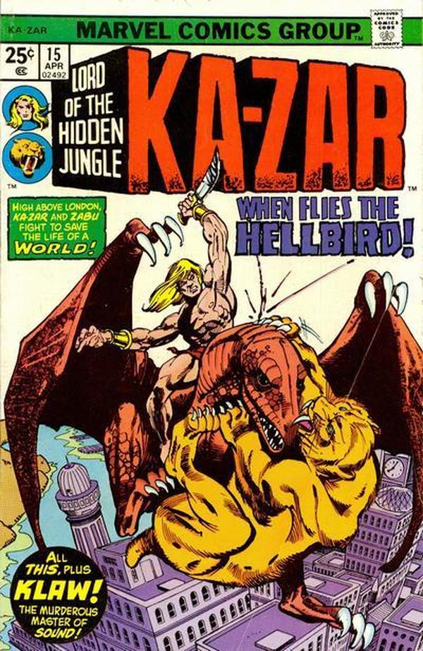 Ka-Zar #15 cover