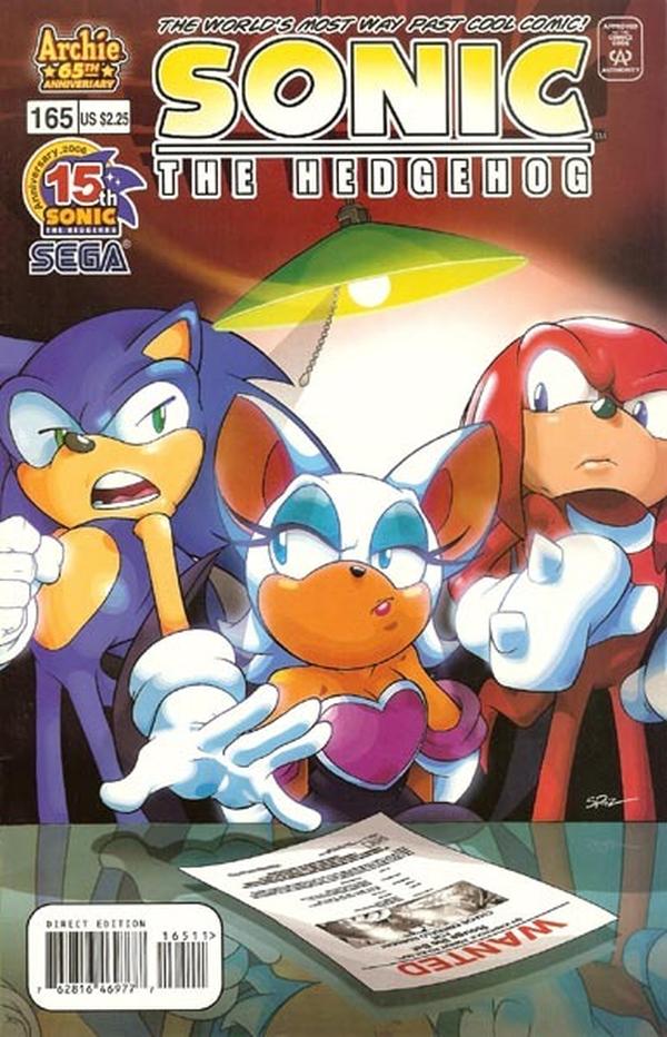 Sonic the Hedgehog #165 cover
