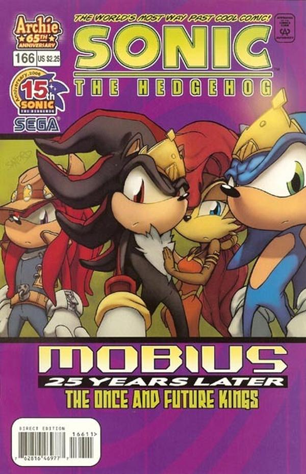 Sonic the Hedgehog #166 cover
