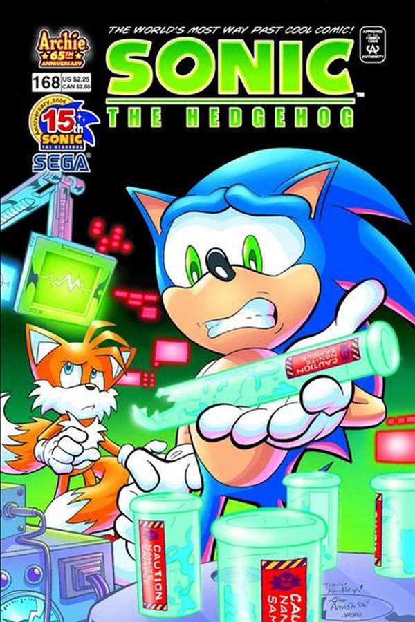 Sonic the Hedgehog #168 cover